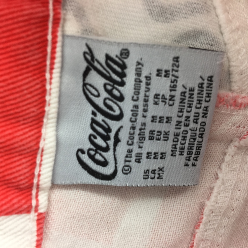NWT Coca Cola Shorts Small Medium High Waist - Picture 5 of 5